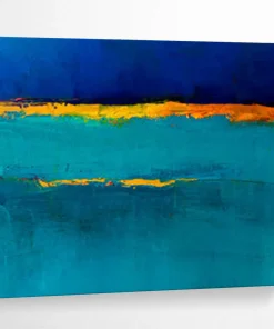 Bold Color - Block Abstract Painting On Canvas LwU299