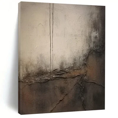 “Concrete Tales” – Textured gray, brown with cracked surfaces mMt072