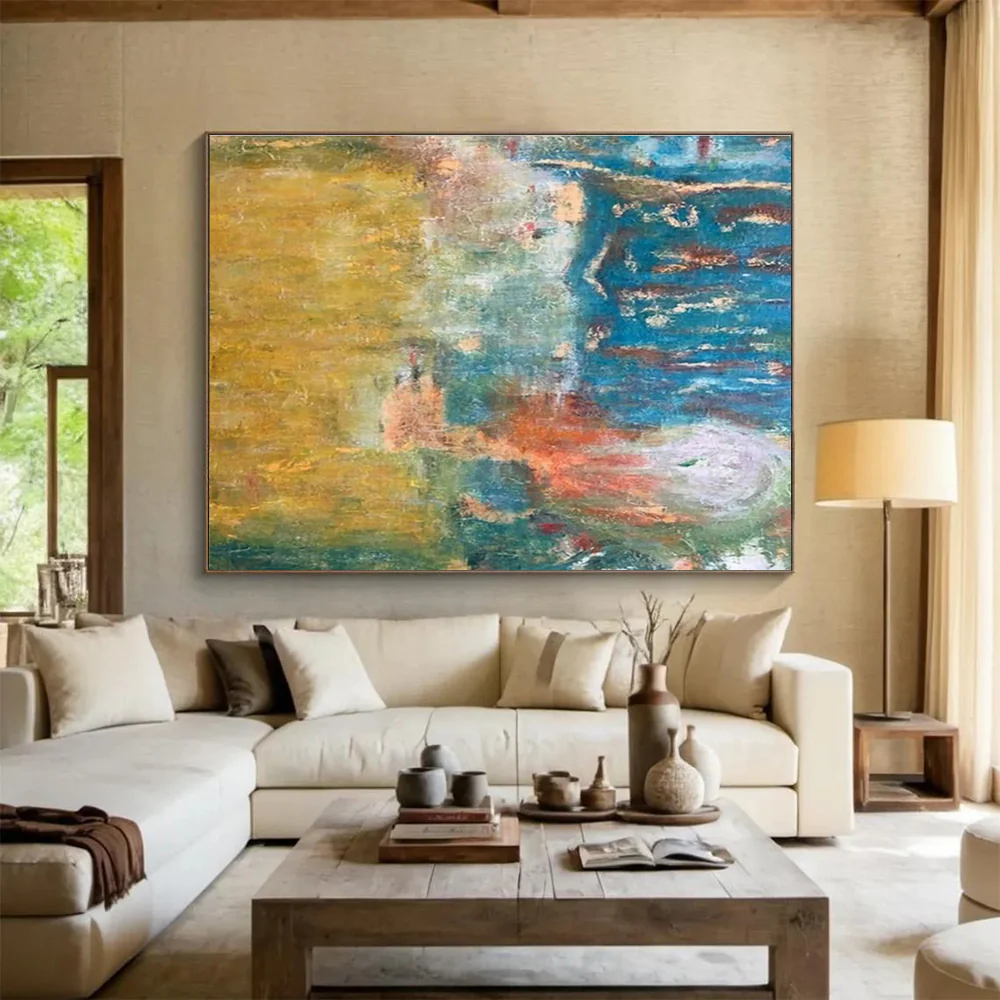 Abstract Landscape Painting on Canvas - “Color Blends” GaP580 - Image 3