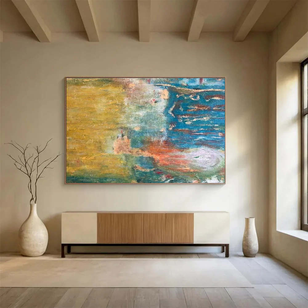 Abstract Landscape Painting on Canvas - “Color Blends” GaP580 - Image 4