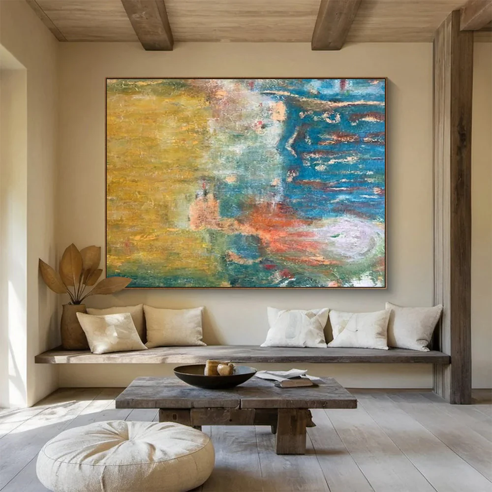 Abstract Landscape Painting on Canvas - “Color Blends” GaP580 - Image 6